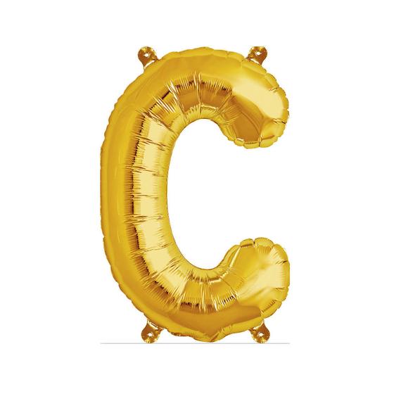 40cm Gold Foil Letter Balloons  Birthday Wedding Party Decorations - Lets Party