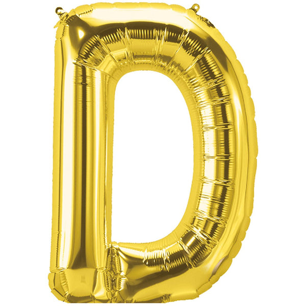 40cm Gold Foil Letter Balloons  Birthday Wedding Party Decorations - Lets Party
