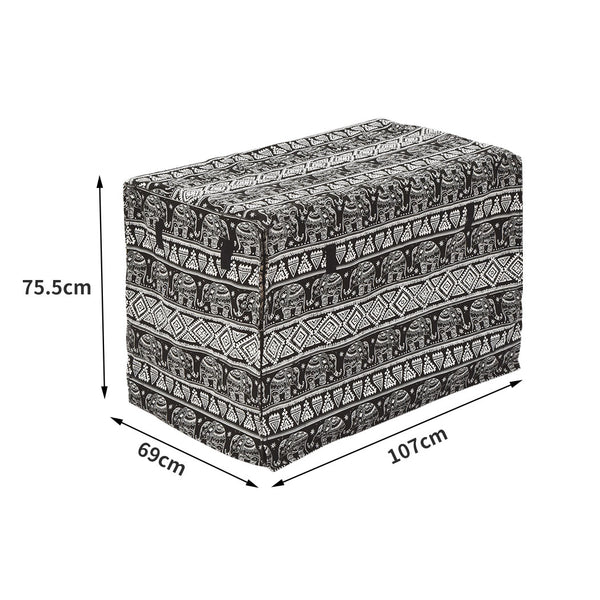 Crate Cover Pet Dog Kennel Cage Collapsible Metal Playpen Cages Covers Black 42