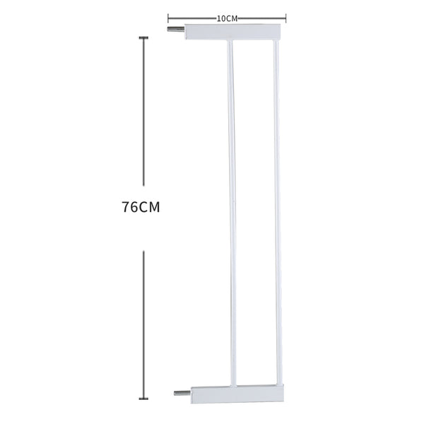 Baby Kids Pet Safety Security Gate Stair Barrier Doors Extension Panels 10cm WH - Lets Party