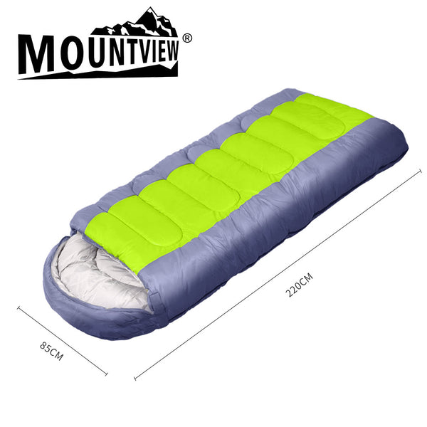 Mountview Sleeping Bag Outdoor Camping Single Bags Hiking Thermal Winter -20℃ - Lets Party
