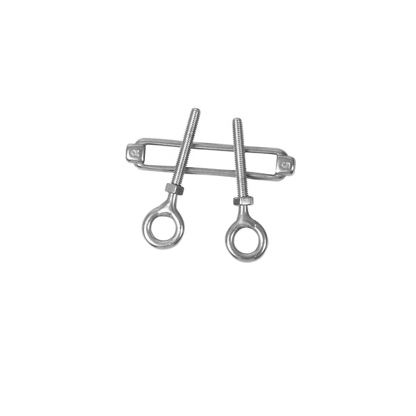 Traderight Wire Rope DIY Balustrade Kit 10 Set Stainless Steel Grade316 Eye/Eye - Lets Party