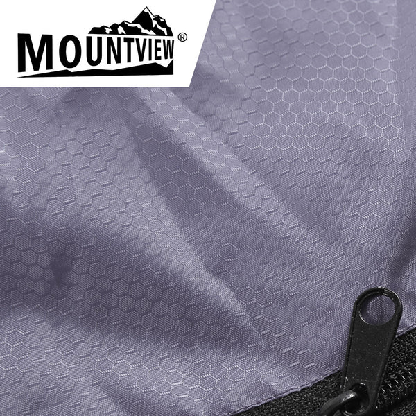 Mountview Single Sleeping Bag Bags Outdoor Camping Hiking Thermal -10℃ Tent Grey - Lets Party