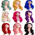 Womens 70cm Long Wavy Curly Hair Synthetic Cosplay Full Wig Wigs Party - Lets Party