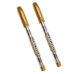 Gold Metallic Liquid Marker Pen Waterproof Album Photo Wedding Card Art Pens