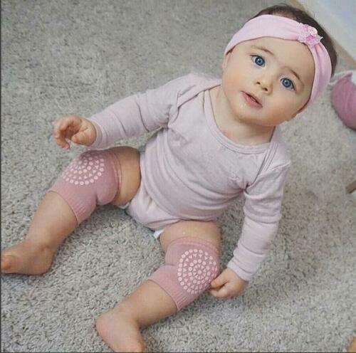 Baby Crawling Cushion Knee Pads Safety Infant Toddler Anti-slip Protector Unisex - Lets Party