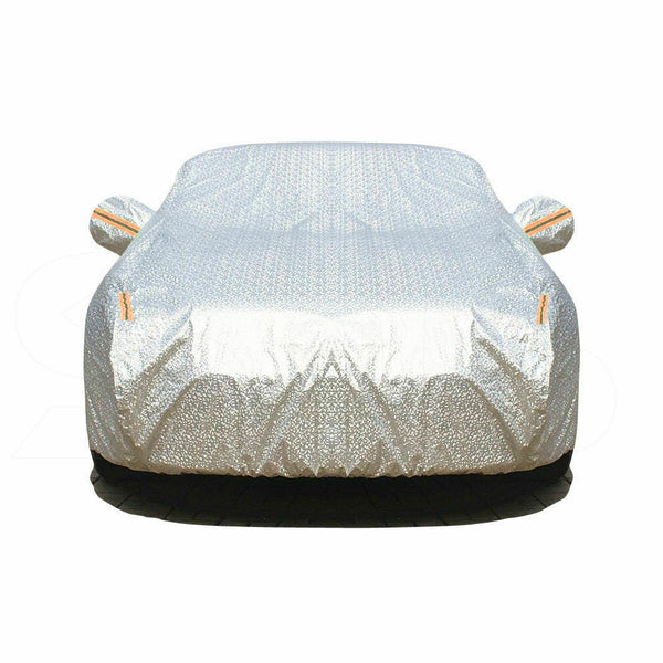 Waterproof Adjustable Large Car Covers Rain Sun Dust UV Proof Protection YXL - Lets Party
