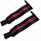 2x Weight Lifting Gym Muscle Training Wrist Support Straps Wraps Bodybuilding AU
