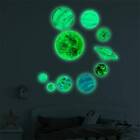 10X Glow In The Dark Wall Sticker Luminous Solar System Space Planet Room Decal