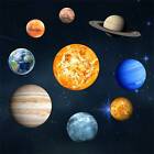 10X Glow In The Dark Wall Sticker Luminous Solar System Space Planet Room Decal