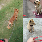 120cm Pet Dog Puppy Metal Chain Lead With Soft Padded Handle Leash Duty AUS