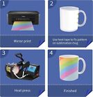48x WHITE MUGS 11oz heat press sublimation ink -with gift box, dish washer safe