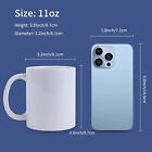 48x WHITE MUGS 11oz heat press sublimation ink -with gift box, dish washer safe