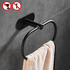 Stainless Steel Oval Hand Towel Ring Rack Rail Holder Wall Mounted Bathroom Tool