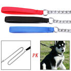 120cm Pet Dog Puppy Metal Chain Lead With Soft Padded Handle Leash Duty AUS