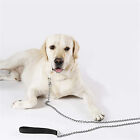 120cm Pet Dog Puppy Metal Chain Lead With Soft Padded Handle Leash Duty AUS