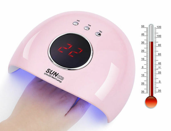 120W Nail Lamp UV LED Light Professional Nail Polish Dryer Art Gel Curing Device - Lets Party