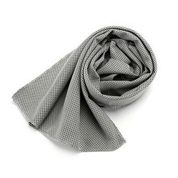 Instant Cooling Towel ICE Cold Cycling Jogging Gym Sports Outdoor Chilly Cool  - Lets Party
