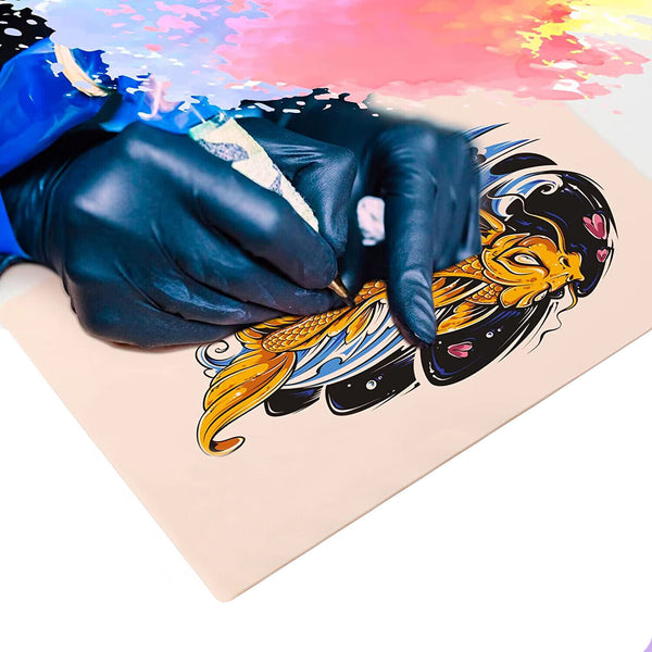 Tattoo Skin Fake Practice Eyebrow Art Double Sides Silicone For Beginner