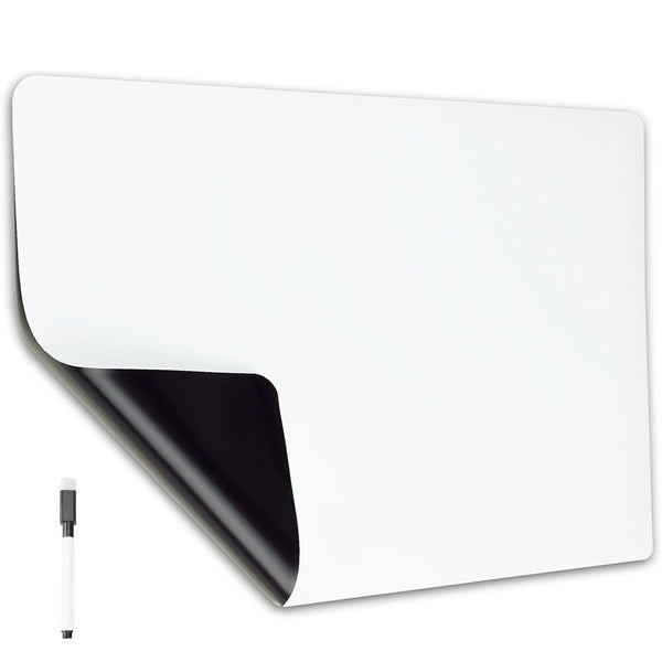 A4 A5 Fridge Magnetic Whiteboard + Board Pen Marker Eraser Memo Reminder Magnet - Lets Party