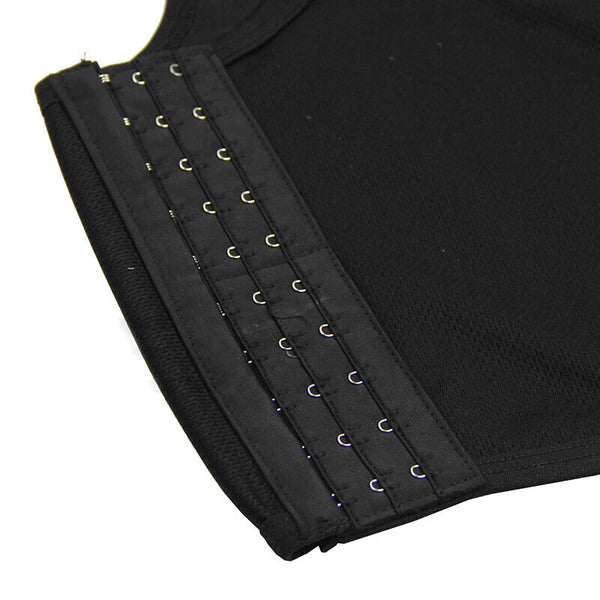 Breathable Short Chest Undershirt Buckle for Tomboy Vest Flat Trans Binder LesAU