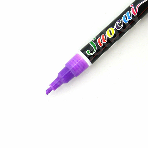 8pcs 3/6/15mm Liquid Chalk Marker Pens LED Writing Board Glass Art Pen Window AU