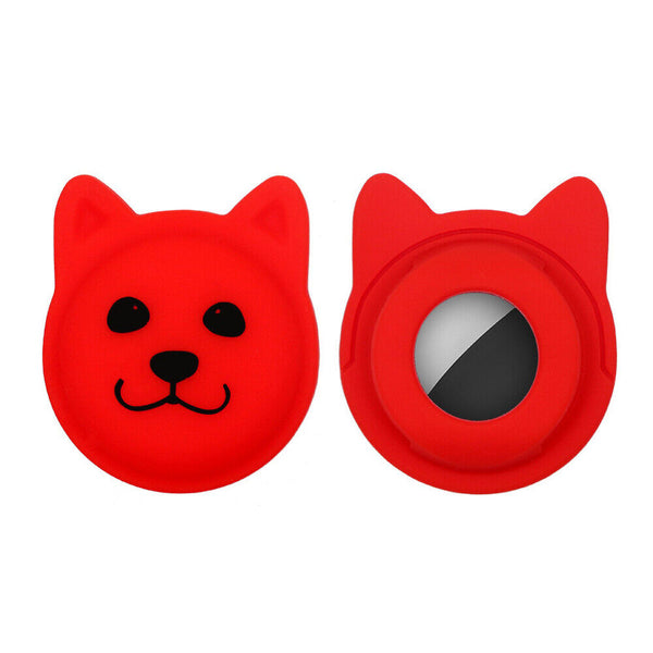 Silicone Pet Protective Case For Apple Airtag Loop GPS Finder Dog Cat Collar Tag