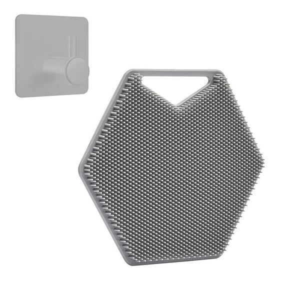 Silicone Body Scrubber Shower Exfoliating Scrub Sponge Bath Washing Massage Tool