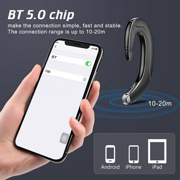 Bone Conduction Earphones Wireless c Headset Sport Bluetooth Waterproof