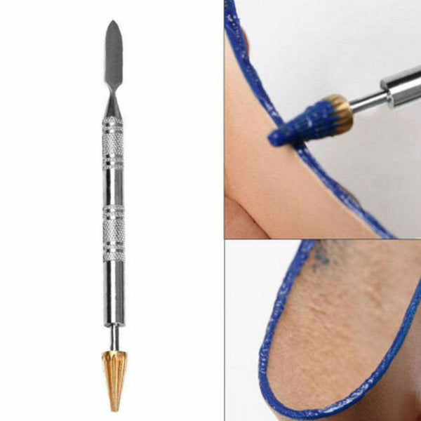 1/2PCS Dual Head Leather Edge Oil Dye Paint Pen Applicator Paint DIY Leather AU
