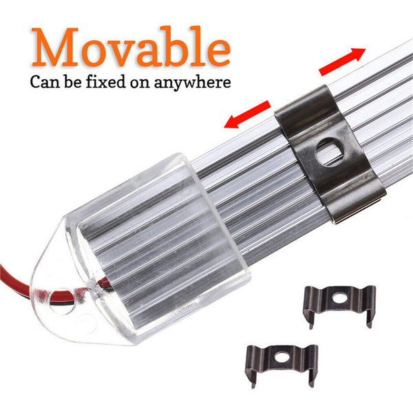 4X 50CM 12V 8520 36 LED STRIP LIGHT BAR CARAVAN 4WD CAMPING BOAT TENT FISHING AU