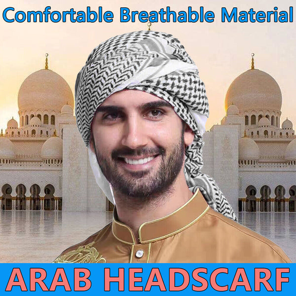 Arab Keffiyeh Shemagh Arab Army Neck Scarf Kufiya Arafat Cotton Military Scarf