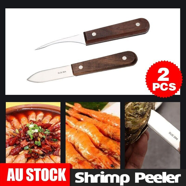 Prawn Peeler Shrimp Deveiner Device Shrimp Opener Kitchen Tool Stainless Steel