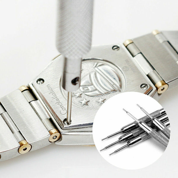 Wrist Watch Band Repair Tool Kit Spring Bar Pins Link Remover Tools Watchmakers - Lets Party
