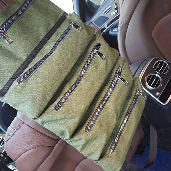 Multi-Purpose Tool Roll Up Bag Wrench Roll Pouch Hanging Tool Portable Organizer