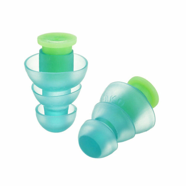 Pair Silicone Ear plugs 25db Earplugs Sleeping Shooting Reusable Noise Reduction