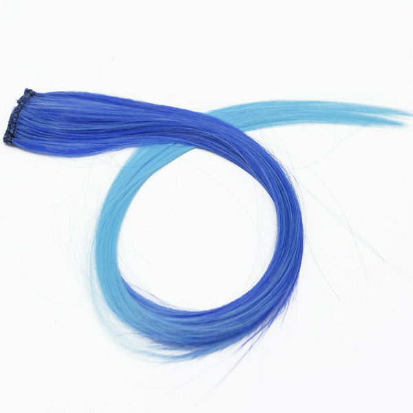 Clip On In Hair Extension Long Hair Coloured Synthetic Crochet Party Highlights