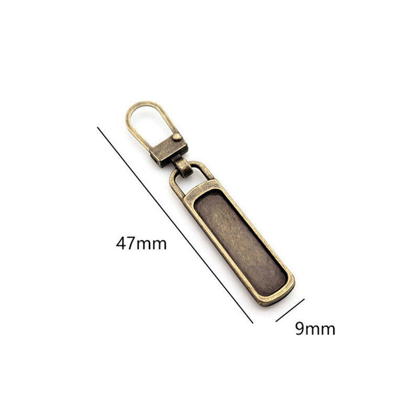 10PCS Replacement Zipper Pull Fixer Slider Puller Zip Head Repair Clothes Craft