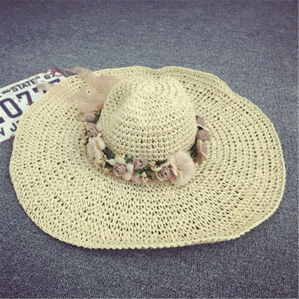 Women Party Flower Wreath Garland Beach Wedding Girl Hair Headband crown 4colour