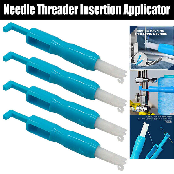 UP 5x Automatic Needle Threader Insertion Applicator Handle Sewing Tool Machine