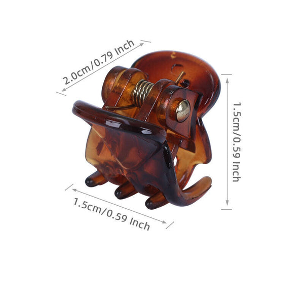 Women Hair Claw Clips Small Plastic Clamps Girls Kids Style Accessory