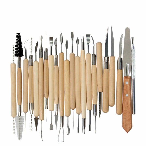 22pcs Ceramic Tools Pottery Tools Set Clay Sculpting Carving Modeling Tools Kit