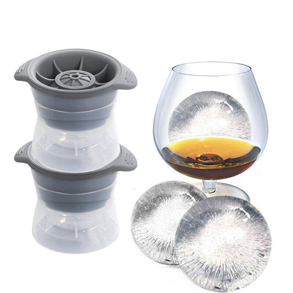 1~3x Large Ice Ball Maker Cube Tray Big Silicone Mold Sphere Whiskey Round Mould