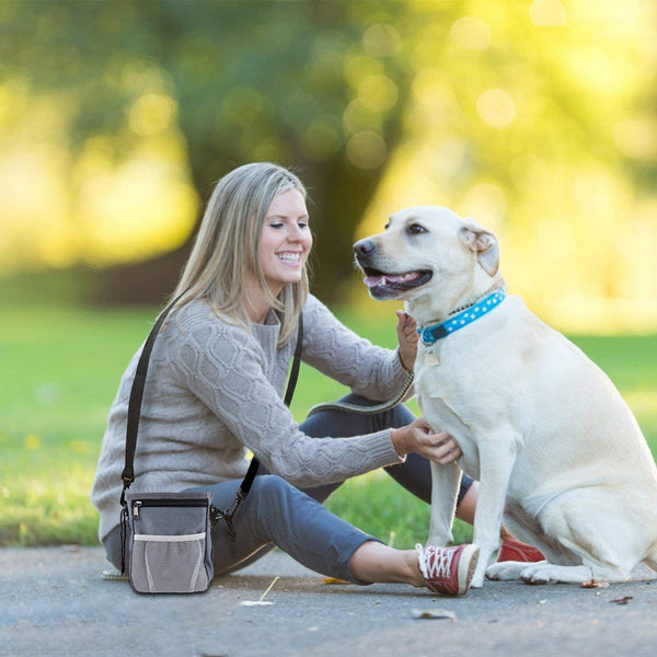 Dog Treat Training Pouch Pet Training Bag Large Capacity Puppy Snack Waist Bags