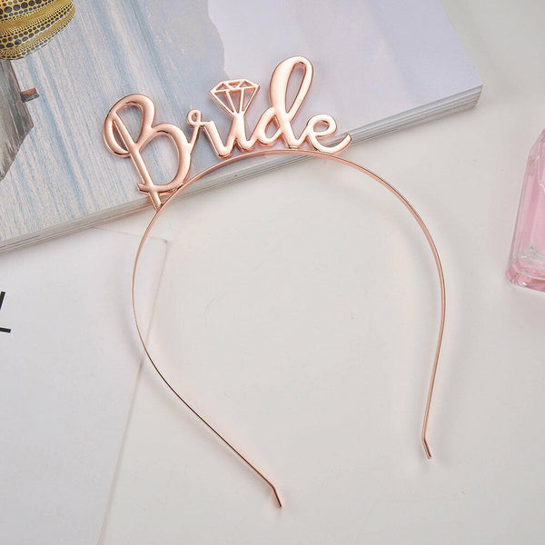 One Set Bride To Be Sash & Tiara Crown Bridal Shower Hen Night Party Decoration