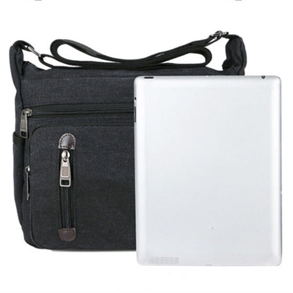 Retro Men's Canvas Shoulder Messenger Bag Crossbody Satchel Man's Travel Bags AU