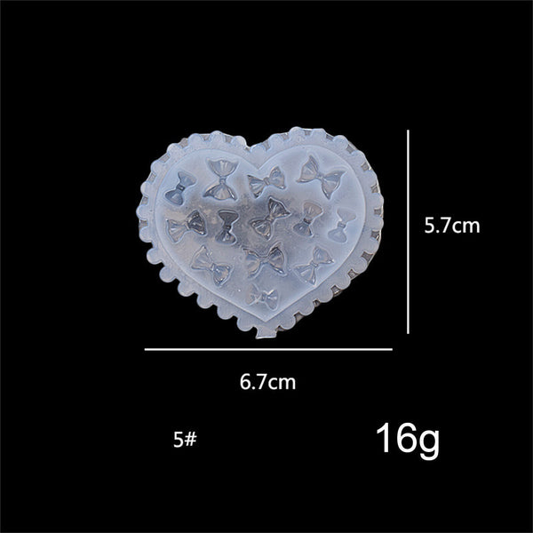 5PCS DIY Craft Tools Earring Making Clay Molds Flower Mould Polymer Clay Cutters
