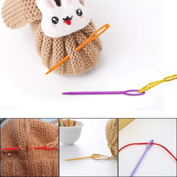 20 Pcs Loom Knit Hook Set Crochet Needle Hook Kit Green Knitting Tools Loom Hook