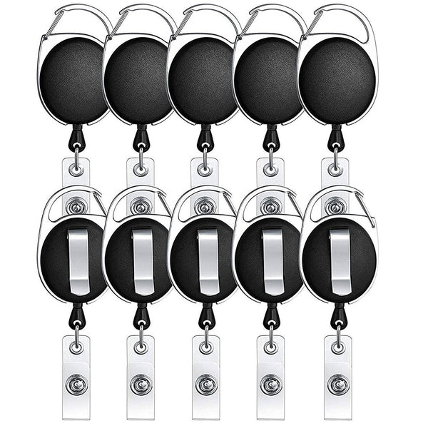 2 Sets Retractable Lanyard ID Badge Opal Card Holder Business Security Pass AU