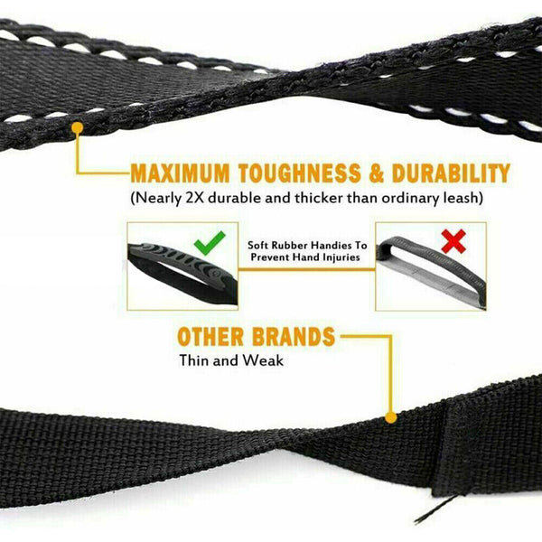 Elastic Bungee Dog Lead Anti Shock Dogs Walking Training Anti-Lost Stretch Leash